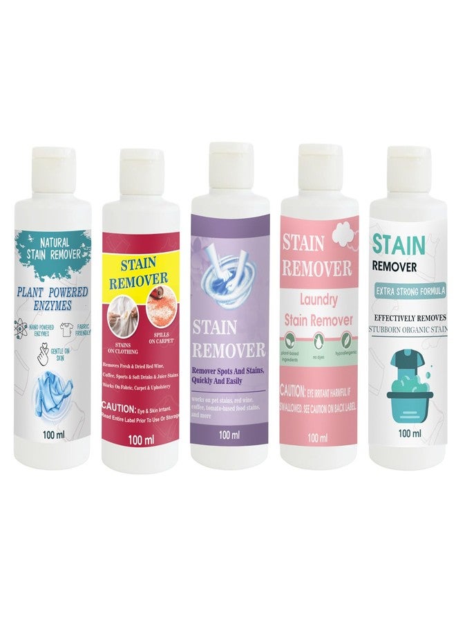 TOOVUS Stain Remover Combo Pack of Shirt, Red, Purple, Pink and Doll Stain Remover | Multi-Surface Cleaning Solution for Clothes, Fabrics, Upholstery (100 g Each) - Image 1